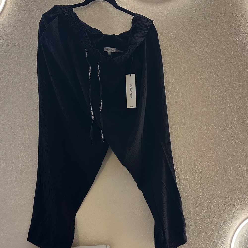 Calvin Klein Black Relaxed Pants